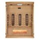 Golden Designs Full Spectrum Infrared Sauna with Himalayan Salt Bar | GDI-8030-03 | 3 Persons