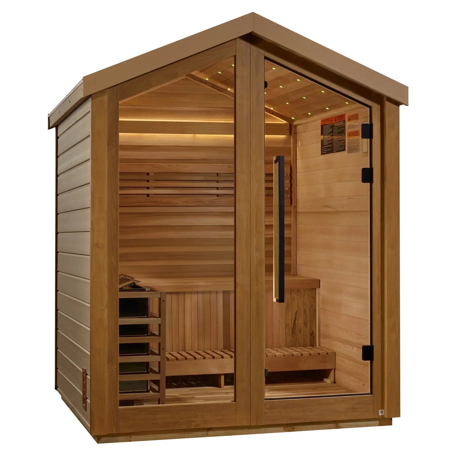 GDI-8503-01Savonlinna_2_3x3-scaled_28677daa-fbff-49d2-a886-57b7a27c8679.webp Golden Designs Savonlinna Outdoor Traditional Sauna – Canadian Red Cedar Interior | GDI-8503-01 / Savonlinna | 3 Person