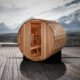 Golden Designs Barrel Traditional Sauna – Pacific Cedar | GDI-B002-01 / St. Moritz | 2 Person