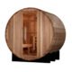 Golden Designs Barrel with Bronze Privacy View – Traditional Sauna – Pacific Cedar | GDI-B024-01 / Zurich | 4 Person