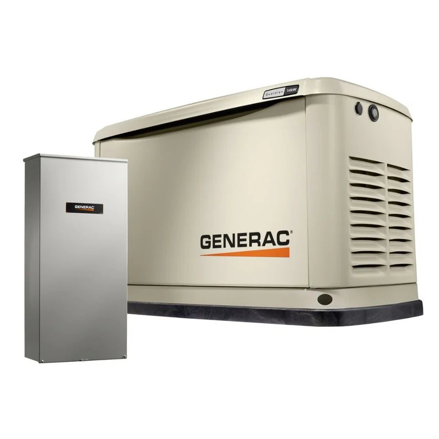 Generac-7291_01.webp Generac 7043 22kW Air Cooled Guardian Series Home Standby Generator with 200-Amp Transfer Switch