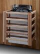 Golden Designs Barrel with Bronze Privacy View – Traditional Sauna – Pacific Cedar | GDI-B024-01 / Zurich | 4 Person