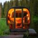 Orivon Wellness Auris Two Luxury Outdoor Cedar Sauna - Image 4