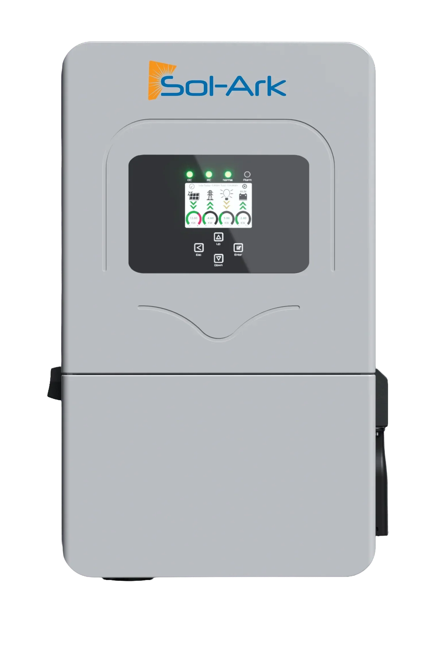 Limitless12K-2P-LL_Front-1.png Sol-Ark Limitless 12K-2P-LL Hybrid Inverter - 12kW Output / 19.2kW Input Outdoor Rated