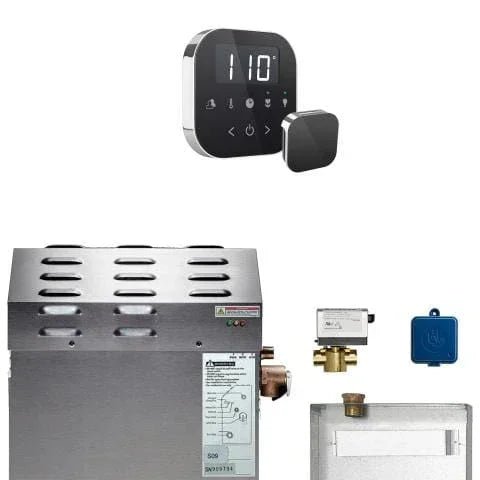 MrSteam-MS-AirButler-9kW-Steam-Shower-Generator-Package-Black-Polished-Chrome-Image.jpg Mr.Steam AirButler 9kW Steam Shower Generator Package with AirTempo Control in Black, Polished Chrome