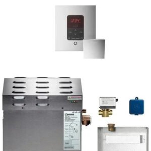 Mr.Steam Butler 7.5kW Steam Shower Generator Package with iTempoPlus Control in Square, Polished Chrome