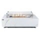 Carrara Outdoor Bianco White Fire Pit Table - Select Fuel Type
