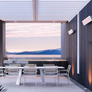 Bromic Heaters Platinum Smart-Heat 3400 Watt Radiant Infrared Outdoor Electric Heater | White | 240V
