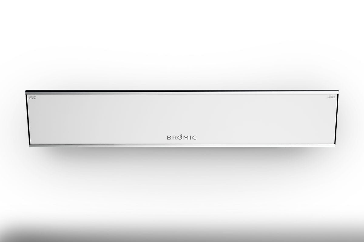 PlatinumElectricWhiteFRLS.jpg Bromic Heaters Platinum Smart-Heat 4500 Watt Radiant Infrared Outdoor Electric Heater | White | 208V