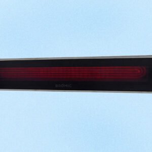 Bromic Heaters Platinum Marine Smart-Heat 3400 Watt Radiant Infrared Outdoor Electric Heater | Black | 208V