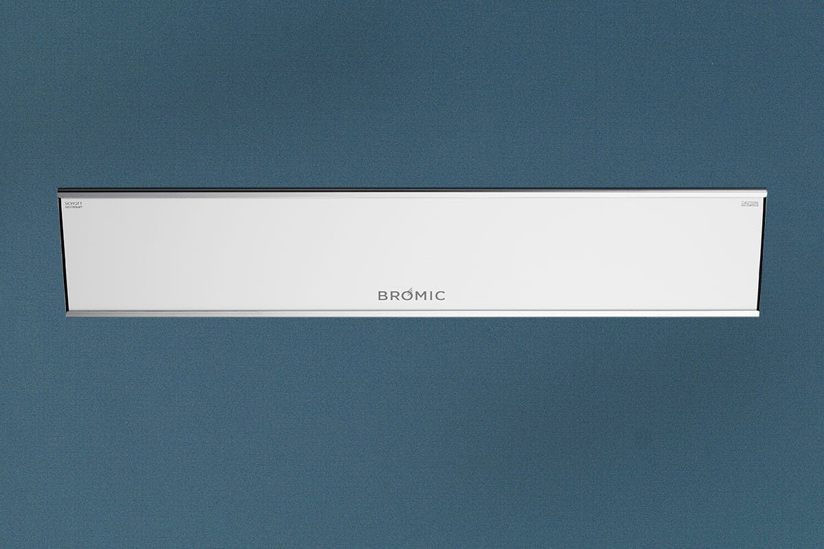 PlatinumMarineElectricWhite.jpg Bromic Heaters Platinum Marine Smart-Heat 4500 Watt Radiant Infrared Outdoor Electric Heater | White | 240V