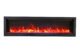 Amantii Symmetry Bespoke 34'' Wall Mount / Recessed Linear Indoor/Outdoor Electric Fireplace