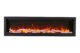 Amantii Symmetry Bespoke 34'' Wall Mount / Recessed Linear Indoor/Outdoor Electric Fireplace