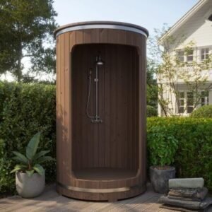SaunaLife  Model R3 Barrel Shower