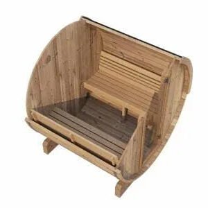 SaunaLife Model E7 Barrel Sauna | 4 Persons