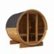 SaunaLife Model E8G Sauna Barrel Glass Front | 6 Persons