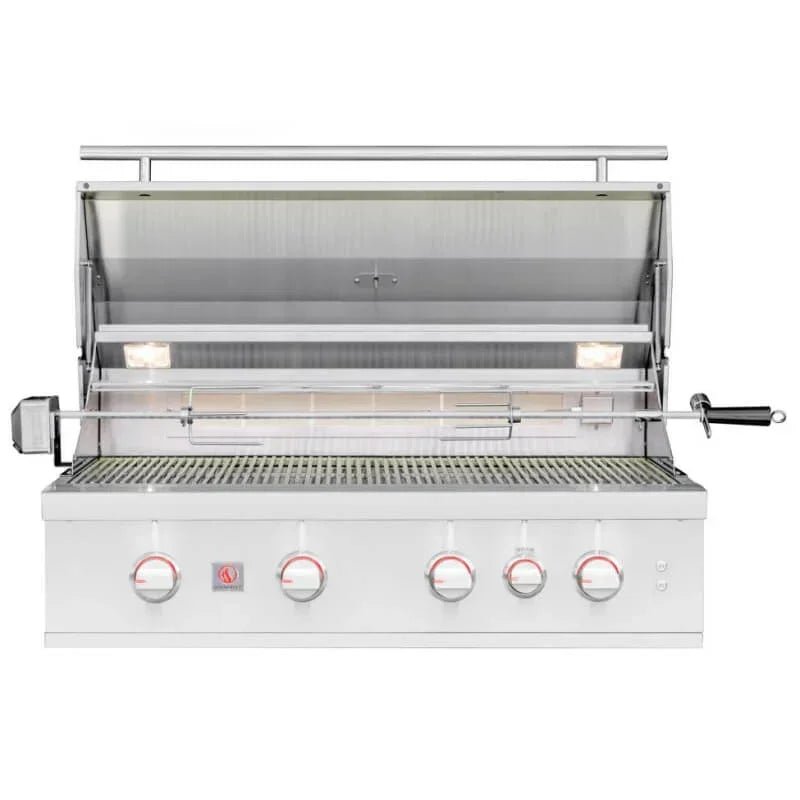 Summerset TRL Pro 40 Inch 4 Burner Built-In Gas Grill With Rotisserie