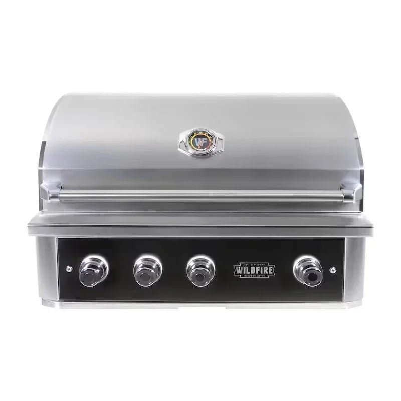 Wildfire Ranch Pro 36 Inch Black 304 Stainless Steel Built In Gas Grill