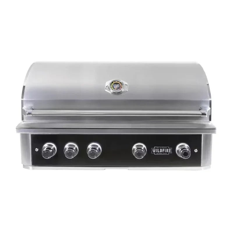 Wildfire Ranch Pro 42 Inch Black 304 Stainless Steel Built In Gas Grill