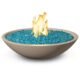 American Fyre Designs Marseille 32-Inch Round Concrete Gas Fire Bowl