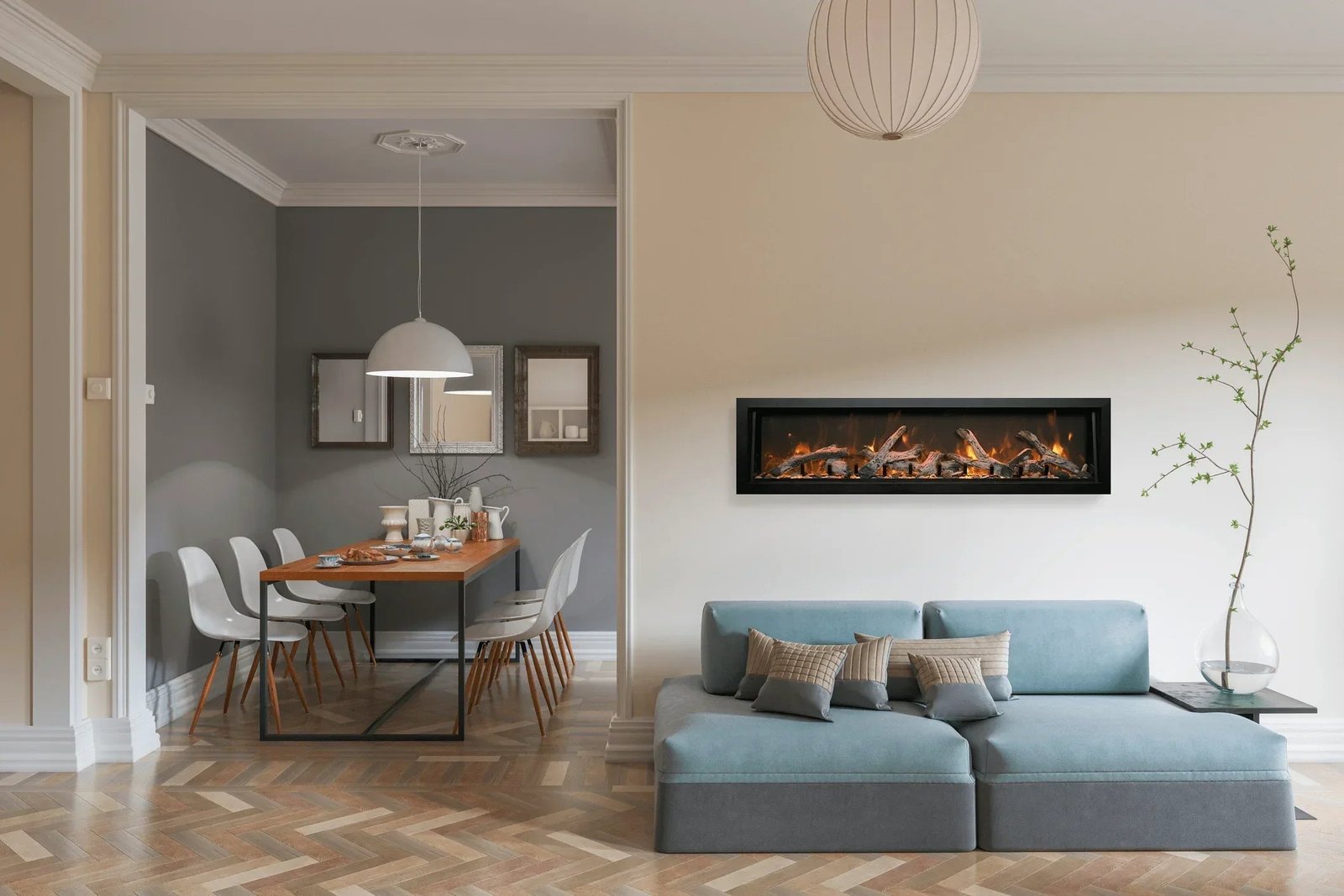 bi-deep-rustic.jpg Remii DEEP Electric Fireplace - Image 1