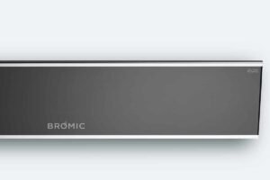 Bromic Heaters Platinum Smart-Heat 4500 Watt Radiant Infrared Outdoor Electric Heater | Black | 240V