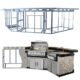 Cal Flame Laguna Q Platinum Series 3-Piece BBQ Island - GPV-3100