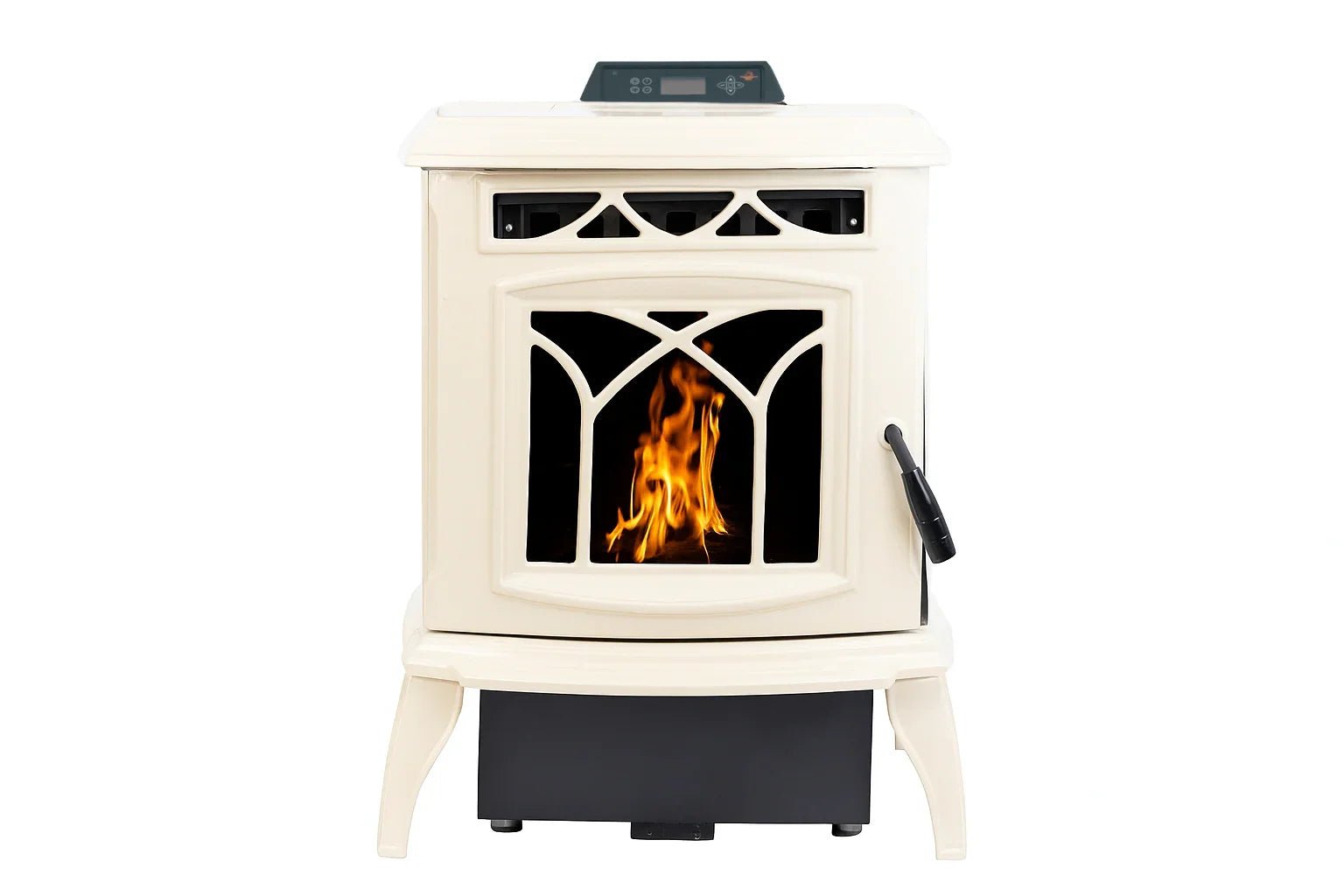 comfortbilt-HP75C-pellet-stove-cast-white-studio.jpg ComfortBilt All-Cast HP75C Pellet Stove