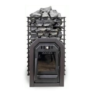 Cozy Heat Quattro Thru-Wall 12kW Wood Burning Sauna Stove