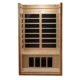 Golden Designs Ultra Low EMF 1-Person Dynamic "Barcelona Elite" FAR Infrared Sauna with Hemlock Wood | Model: DYN-6106-01 Elite