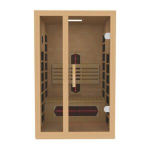 Golden Designs "Gracia" Full Spectrum Infrared Sauna 1-Person w/ Hemlock DYN-6119-03-FS