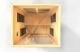 Golden Designs Low EMF 2-Person Dynamic "Cardoba" FAR Infrared Sauna with Hemlock Wood | Model: DYN-6203-01