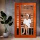Golden Designs Near Zero EMF 2-Person Dynamic Full Spectrum "Cardoba" FAR Infrared Sauna with Hemlock Wood | Model: DYN-6203-02 FS