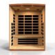 Golden Designs Ultra Low EMF 3-Person Dynamic "Lugano" FAR Infrared Sauna with Hemlock Wood | Model: DYN-6336-02 Elite
