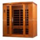 Golden Design Low EMF 4-Person Dynamic "Bergamo" Infrared Sauna with Hemlock Wood | Model: DYN-6440-01