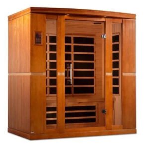 Golden Design "Bergamo Elite" Dynamic Ultra Low EMF Infrared Sauna 4-Person w/ Hemlock Wood | Model: DYN-6440-01 Elite