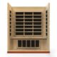 Golden Design Low EMF 4-Person Dynamic "Bergamo" Infrared Sauna with Hemlock Wood | Model: DYN-6440-01