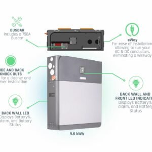Fortress Power eForce Stackable LFP Battery (IP 65 Rated)