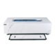 Elementi Plus Carrara Marble Pocelain Fire Table OFP121BW