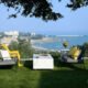 Elementi Plus Carrara Marble Pocelain Fire Table OFP121BW