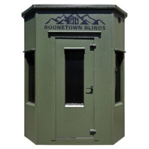 Boonetown Hunting Blinds 6x6 Octagon Blind – High Rise Model | Elite Hunter Series