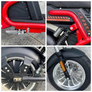 LinksEride CP9 Luxury Citycoco 4000W 60V 50Ah Fat Tire Lithium Electric Scooter
