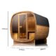 Orivon Wellness Auris Two Luxury Outdoor Cedar Sauna - Image 2