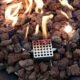 Elementi Rocky Fire Table With Propane Tank Drawer OFG310