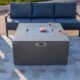 Elementi Rocky Fire Table With Propane Tank Drawer OFG310