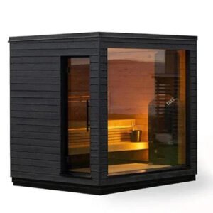 SaunaLife Model G6 Pre-Assembled Outdoor Home Sauna | 5 Persons