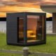 SaunaLife Model G6 Pre-Assembled Outdoor Home Sauna | 5 Persons