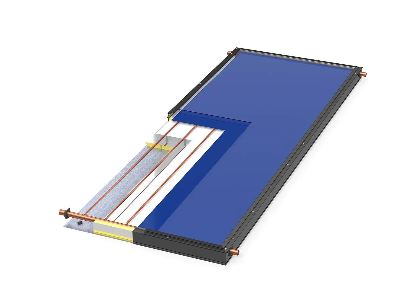 trbpicforwebsite_5c04c929-d5f1-4069-8ea8-c955fd47c8b2.webp SunEarth Flat Plate Solar Collector TRB-26, ThermoRay Absorber, 4 X 6, 1" Header
