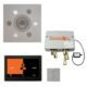 ThermaSol Total Wellness Package with 10" ThermaTouch Control, Serenity Square Rainhead, SteamVection Square