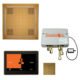 ThermaSol Total Wellness Package with 10" ThermaTouch Square, HydroVive 18 Rainhead, SteamVection Square